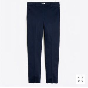 J.Crew navy slim skimmer pant NWT